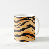 Tigerstreifen Kaffeetasse (VorderseiteRechts)