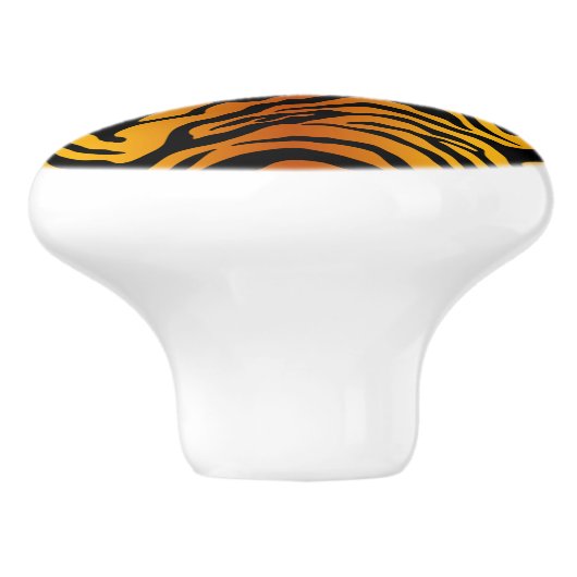 Tigerstreifen Keramikknauf (Seitenansicht)