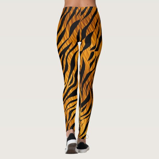 Tigerstreifen Leggings (Rückseite)