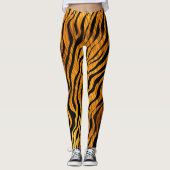 Tigerstreifen Leggings (Vorderseite)