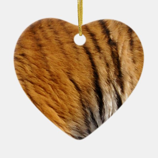 Tigerstreifen mit Fotos, die von den Großen Katzen Keramikornament (Vorne)