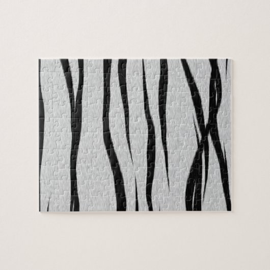 Tigerstreifen-Muster Puzzle (Horizontal)