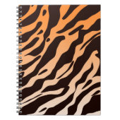 Tigerstreifen Notizblock (Vorderseite)