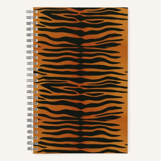 Tigerstreifen Notizblock (Vorderseite)