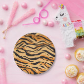 Tigerstreifen Pappteller (Party)