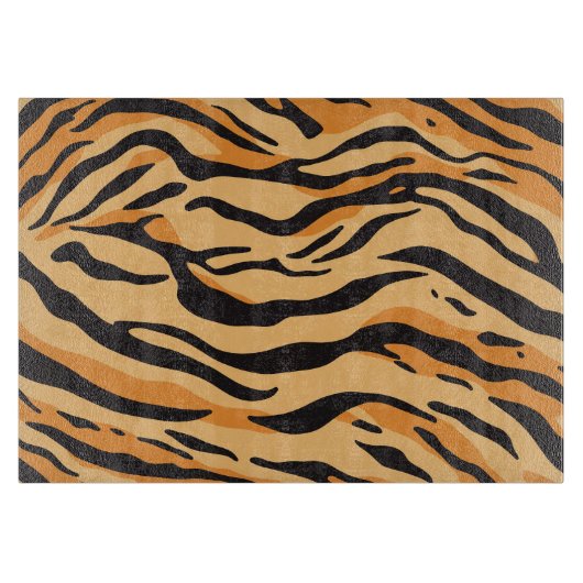 Tigerstreifen Schneidebrett (Vorderseite)
