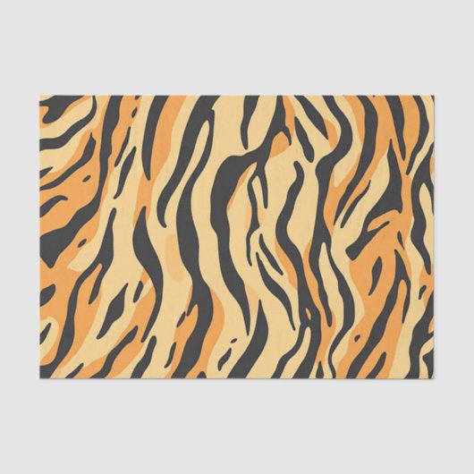 Tigerstreifen Seidenpapier (Vorderseite)