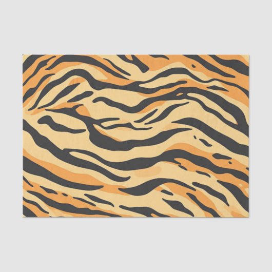 Tigerstreifen Seidenpapier (Vorderseite)