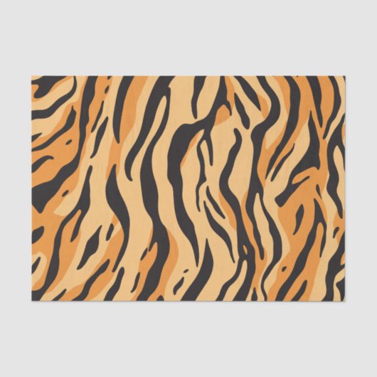 Tigerstreifen Seidenpapier (Vorderseite)