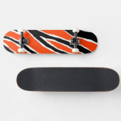 Tigerstreifen Skateboard (Horizontal)