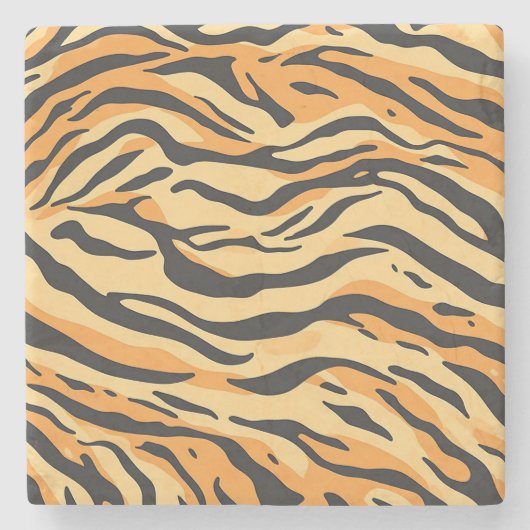 Tigerstreifen Steinuntersetzer (Vorderseite)