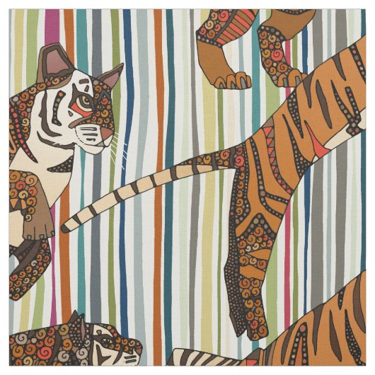 Tigerstreifen Stoff (Muster)