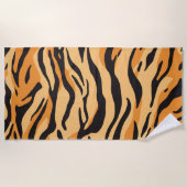 Tigerstreifen Strandtuch (Vorderseite)