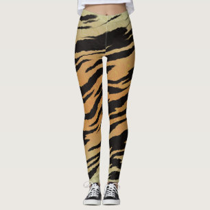 Tigerstreifen Süßer Tierdruck Leggings