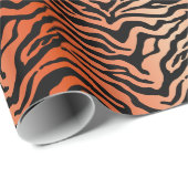 Tigerstreifen-Umhüllungspapier Geschenkpapier (Rolleneckpunkt)