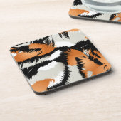 Tigerstreifen Untersetzer (Linke Seite)