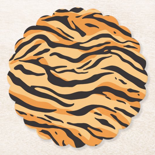 Tigerstreifen Untersetzer (Vorderseite)