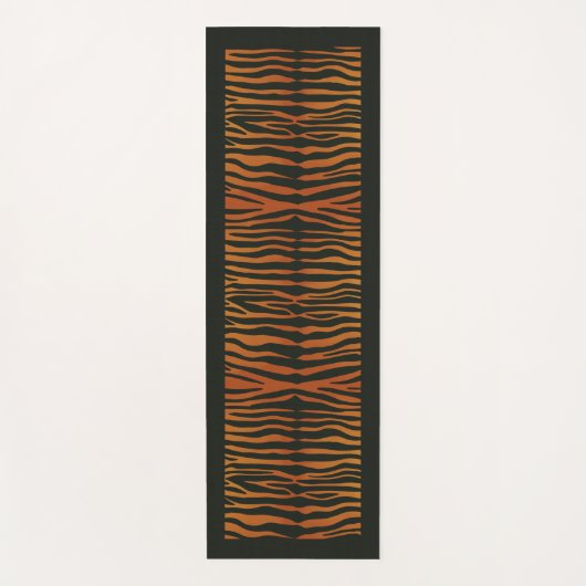 Tigerstreifen Yogamatte (Vorderseite)