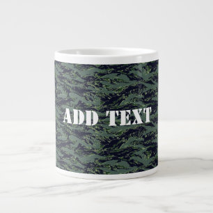 Tigerstripe Green Camouflage Jumbo-Tasse