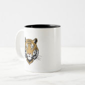 Tigertasse Zweifarbige Tasse (Vorderseite Links)
