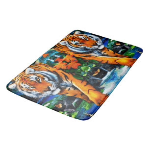 Tigertier Bengalen Badematte