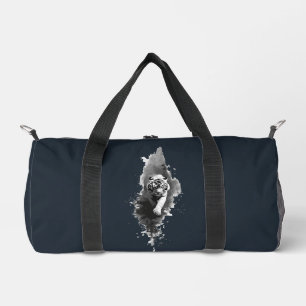 Tigertusche dunkle Kunst-Duffeltasche Duffle Bag