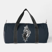 Tigertusche dunkle Kunst-Duffeltasche Duffle Bag (Rückseite)