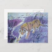 Tigerüberwasser Postkarte (Vorne/Hinten)