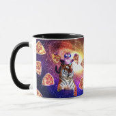 Tigerunikorin mit einer Raumanschette Tasse (Links)