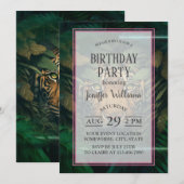 Tigerverstecken in Foliage Einladung (Vorne/Hinten)