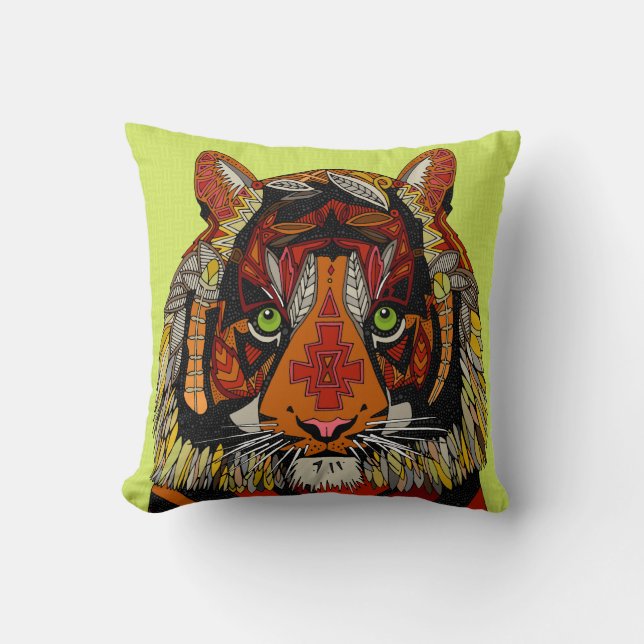 Tigervorstand Kissen (Vorderseite)