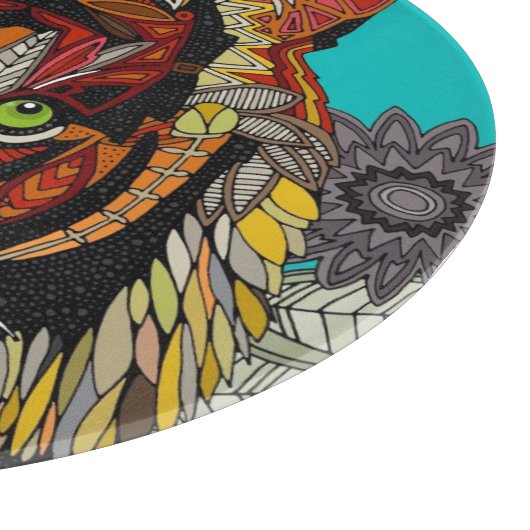 Tigervorstand Schneidebrett (Ecke)