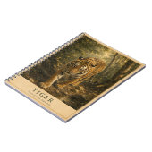 Tigerwälder Indiens VINTAGE Notizblock (Linke Seite)