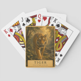 Tigerwälder Indiens VINTAGE Spielkarten