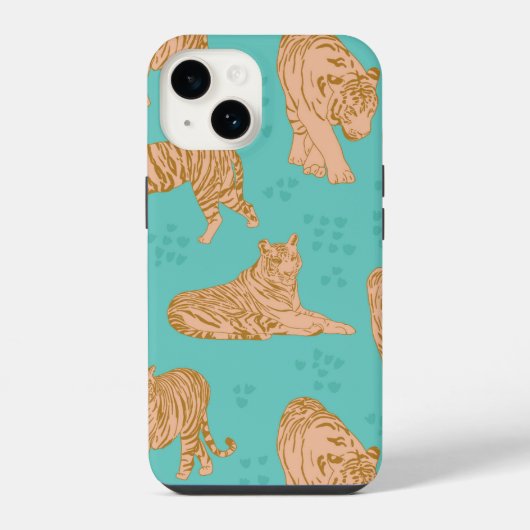 Tigerwege iPhone Hülle (Rückseite)