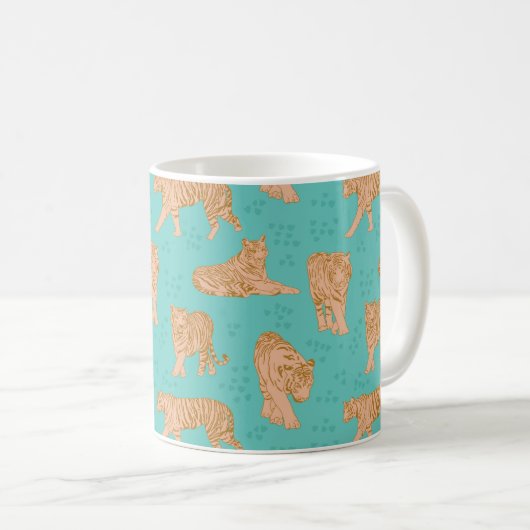 Tigerwege Kaffeetasse (VorderseiteRechts)