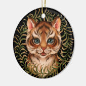 Tigerwürfel Keramik Ornament (Links)