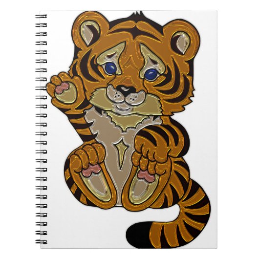 Tigerwürfel Notizblock (Vorderseite)