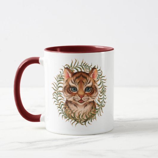 Tigerwürfel Tasse (Links)