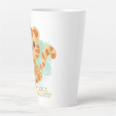 Tigerziffer Cartoon Milchtasse (Vorderseite)