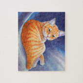 Tigg the Orange Tabby Cat Puzzle (Vertikal)
