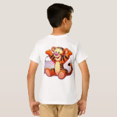 Tigger Cartoon Tiger T-Shirt (Schwarz voll)