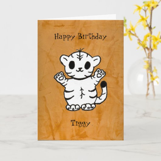 Tiggy Karte (Gelbe Blume)