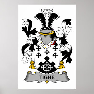 Tighe Familienwappen Poster