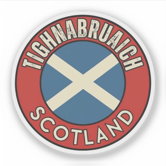 Tighnabruaich, Schottland Aufkleber (Vorderseite)