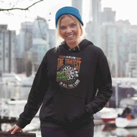 Tightest Shot Group - Legendary Dart Player Hoodie