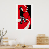 Tightrope Juggler - Matchbox Print - Aesthetic Poster (Küche)
