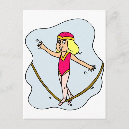 Tightrope Walker Postkarte (Vorderseite)