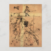 Tightrope Walker von Paul Klee Postkarte (Vorderseite)