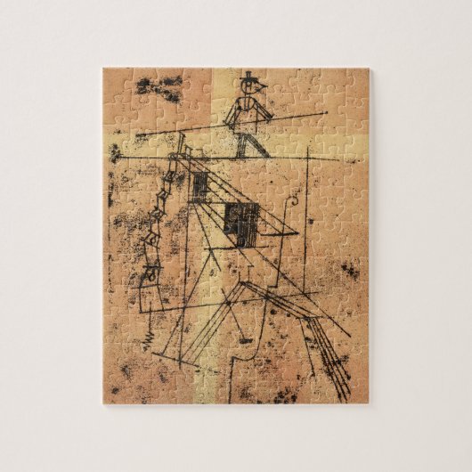 Tightrope Walker von Paul Klee Puzzle (Vertikal)